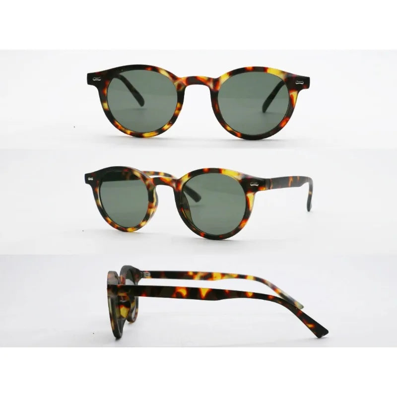 Vintage Round Gradient Sunglasses