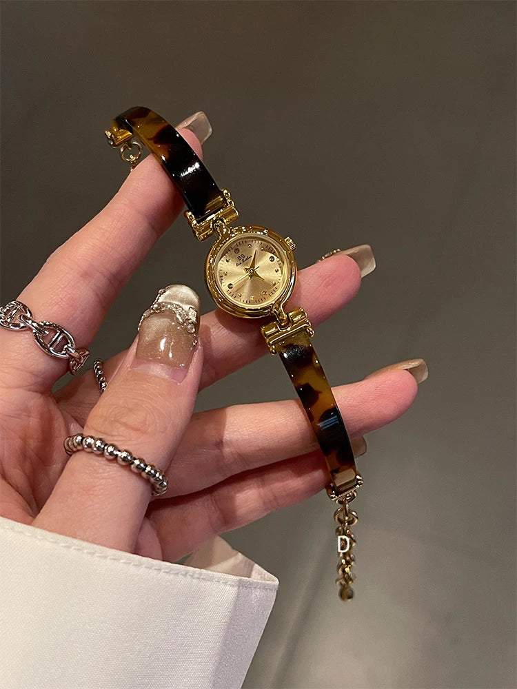 Amber Tortoiseshell Bracelet Watch