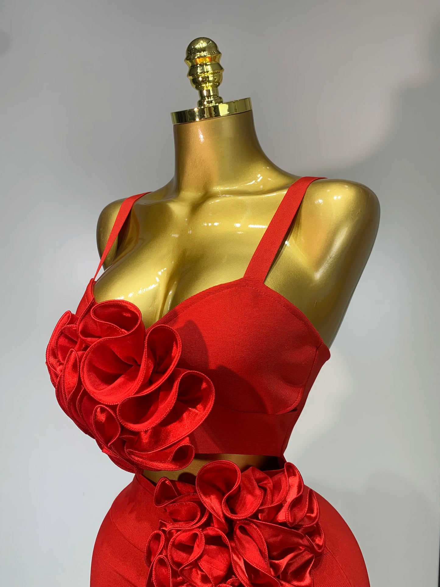 Women Sexy Cut Out Bodycon Flower Mini Dress Women Red Backless Dress Nightclub Celebrity Elegant Evening Party Birthday Dress