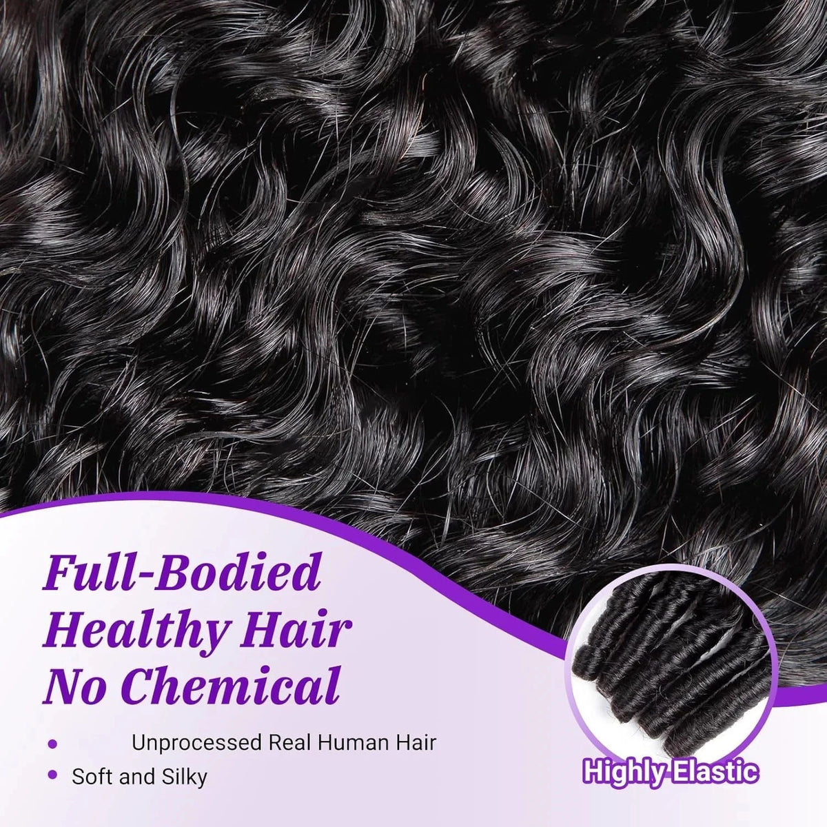 Natural Burmese Curly Human Hair Braiding Extensions for Women