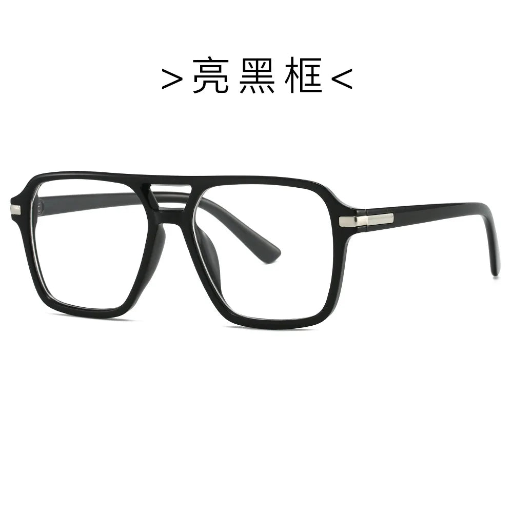 Retro Double Bridge Square Frame Reading Glasses for Women