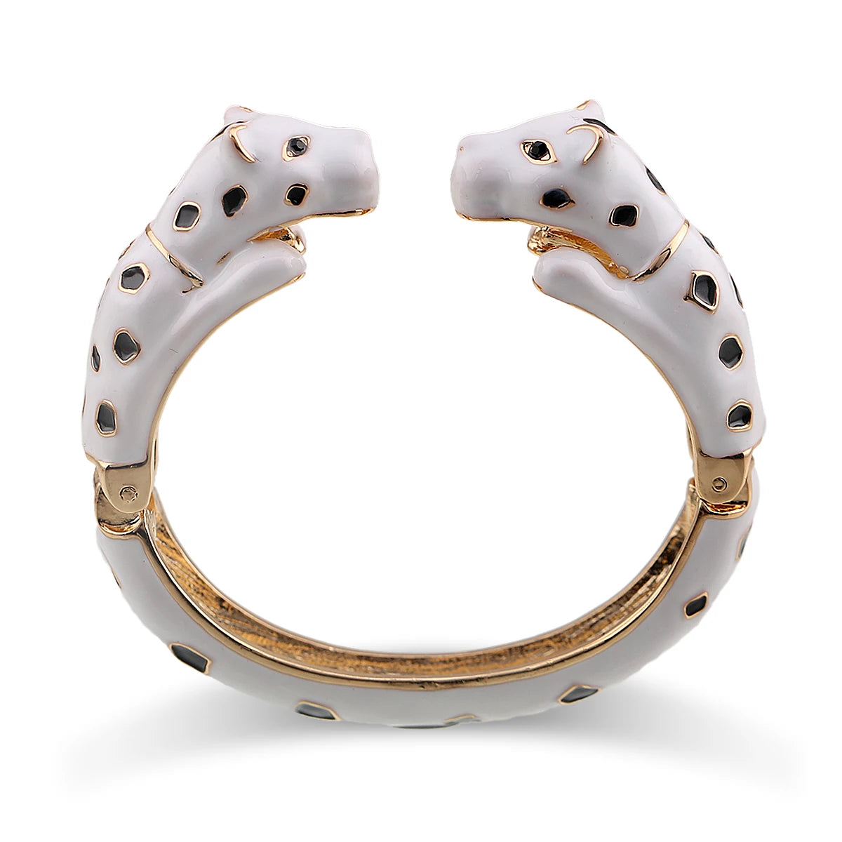 Fashion Colorful Double Leopard Cuff Bracelet for Women