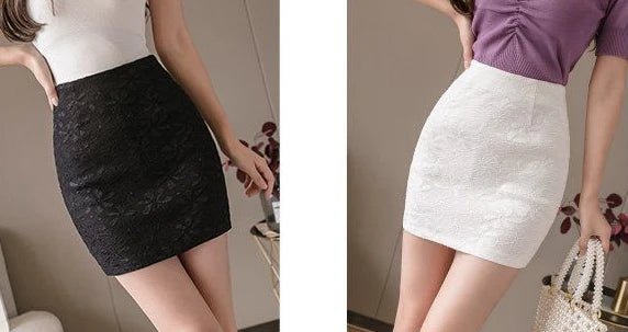 Chiffon White Womens Skirt Mini Formal Office Wrap Suit with Clothing Short Skirts for Women Tight Summer 2025 Luxury Trend Y2k