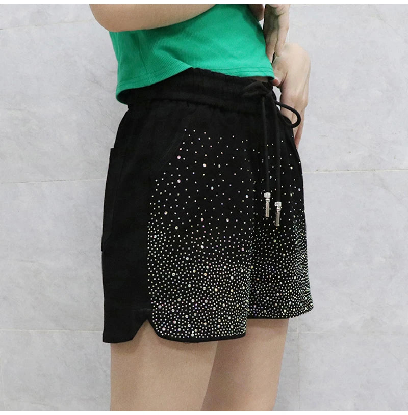 Lightweight High Waist Wide Leg Casual Shorts for Women