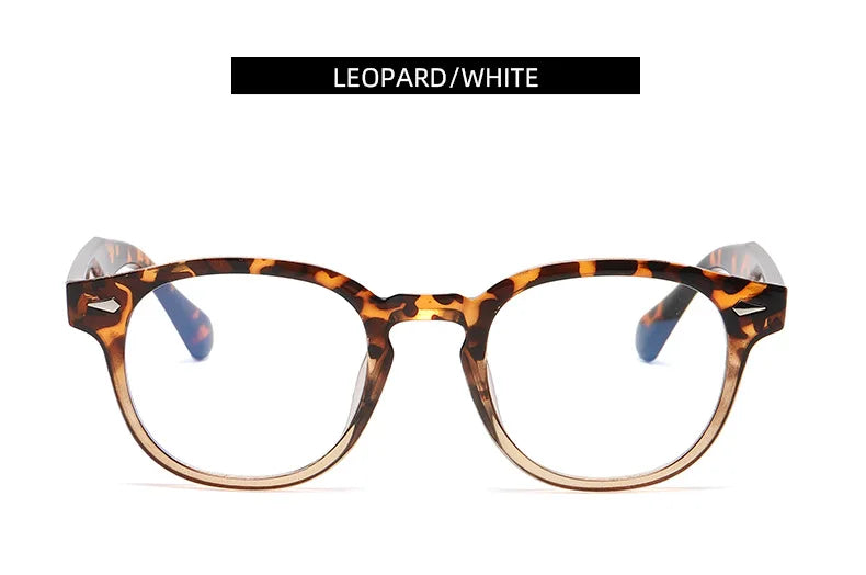 Ultralight Retro Round Frame Reading Glasses for Women