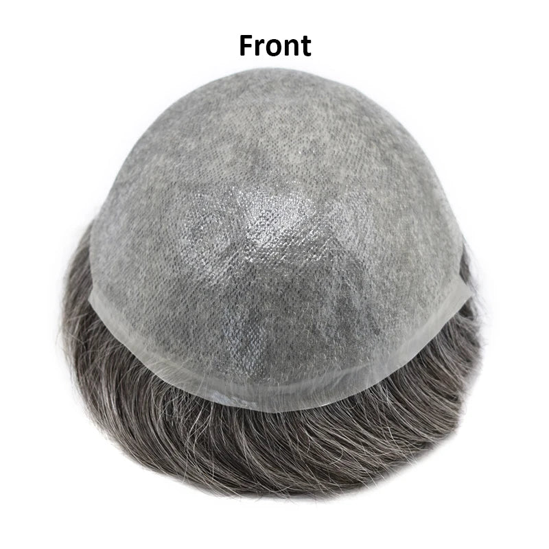 Natural Remy Hair Thin Skin Toupee Hair System for Men