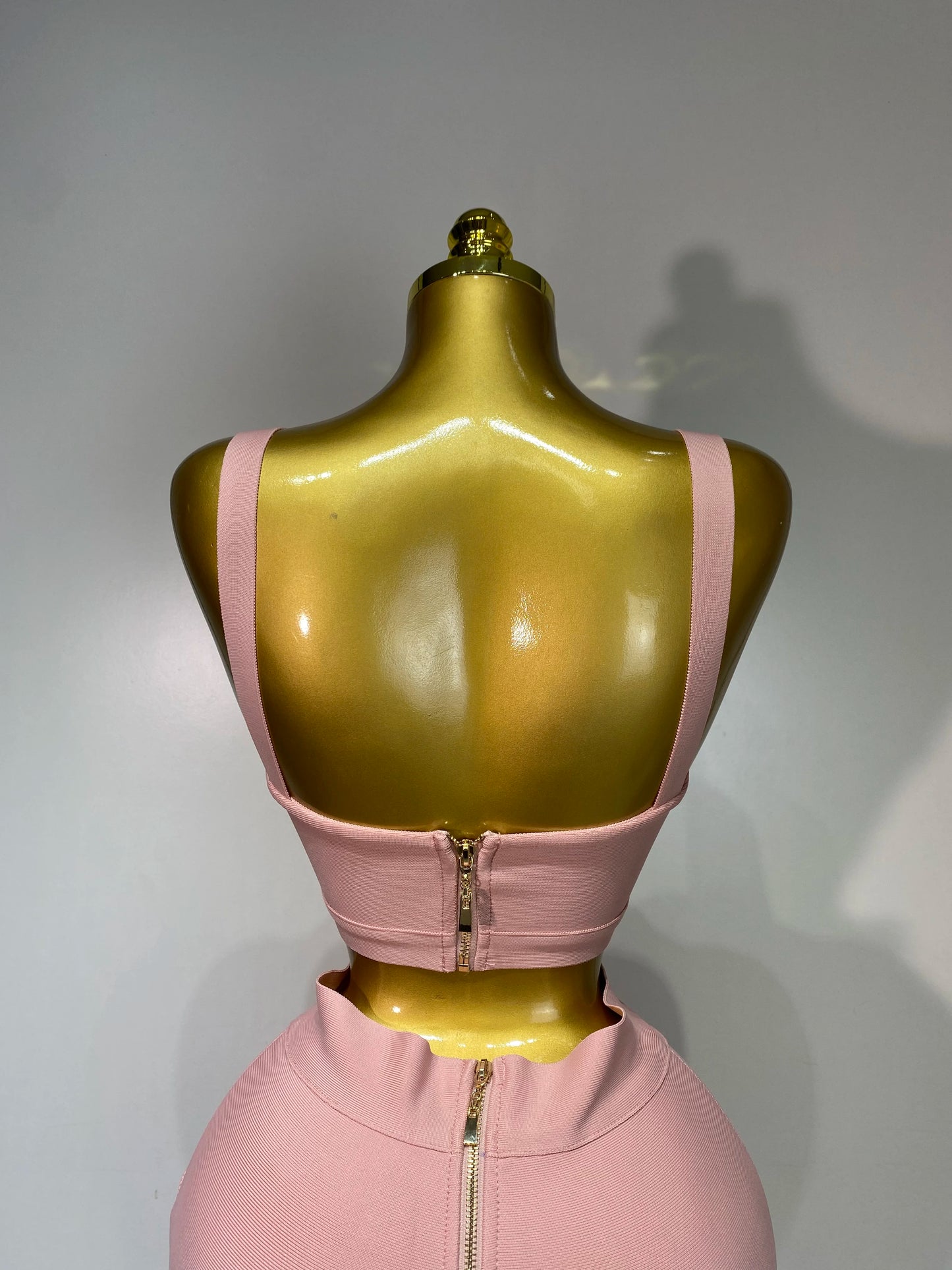 Women Sexy Bandage Crop Top Pant Set Evening Party Club Luxury Birthday High Street Fashion Elegant Luxury Birthday Outfit ﻿