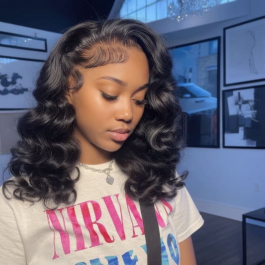 Body Wave Glueless Bob Wig (10–16 Inch Options)