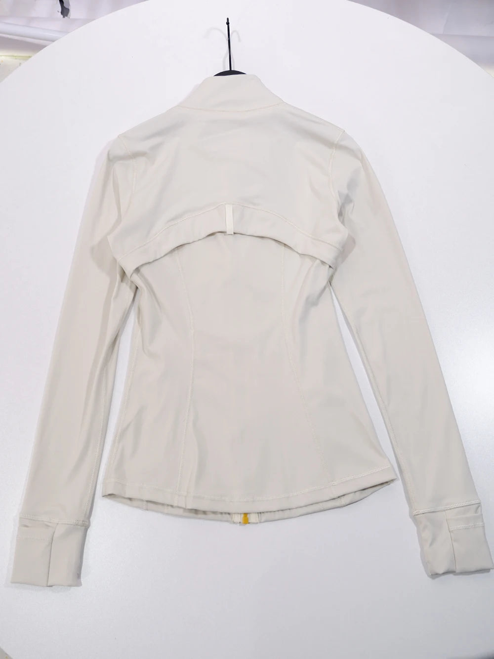 Slimming Gold Zipper Jacket and Yoga Pants Set for Women