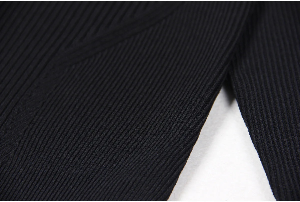 High-end Spring and Autumn New Fashion Women's Knitted Jacket Slim Elegant Commuter Knitted Top Cardigan Hidden Button Sweater