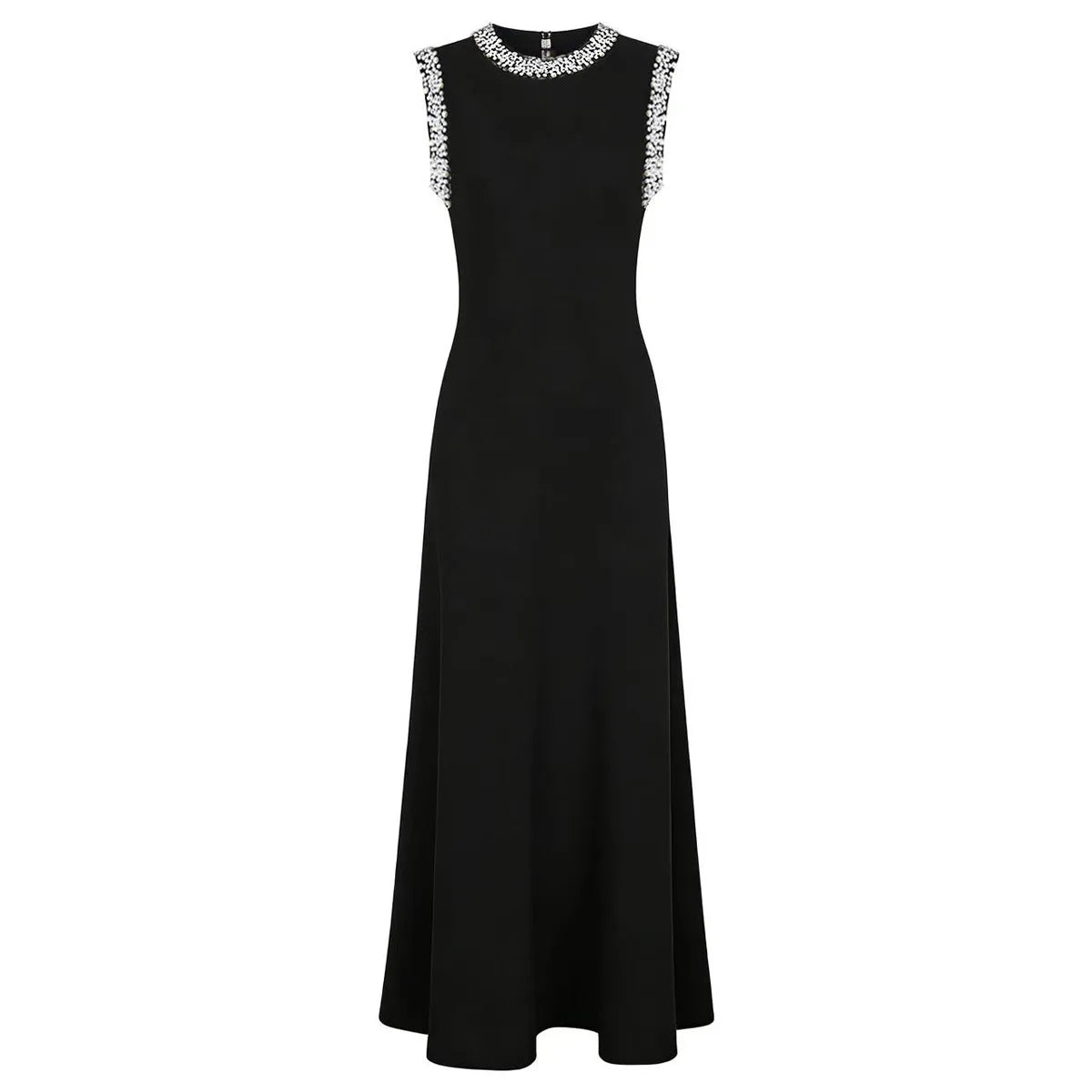 2026 Spring and Summer New High-end Heavily Rhinestone Sleeveless Maxi Dress Women's Fashion Slim-fit Elegant Party Gown Dresses