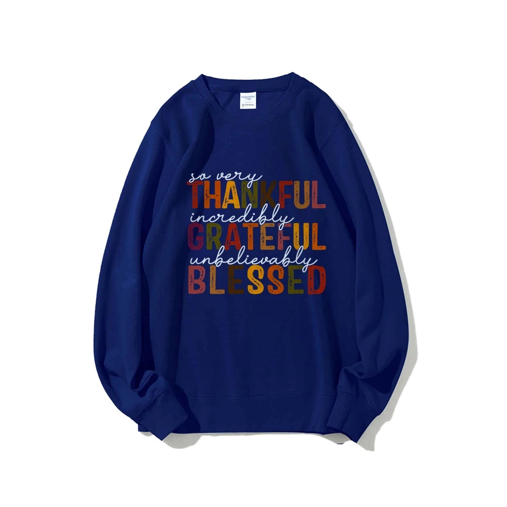 Simple Letter Print Sweatshirt Crew Neck Jumper Unisex Street Casual Wear Long Sleeve Warm Autumn Top New 2024 Fashion