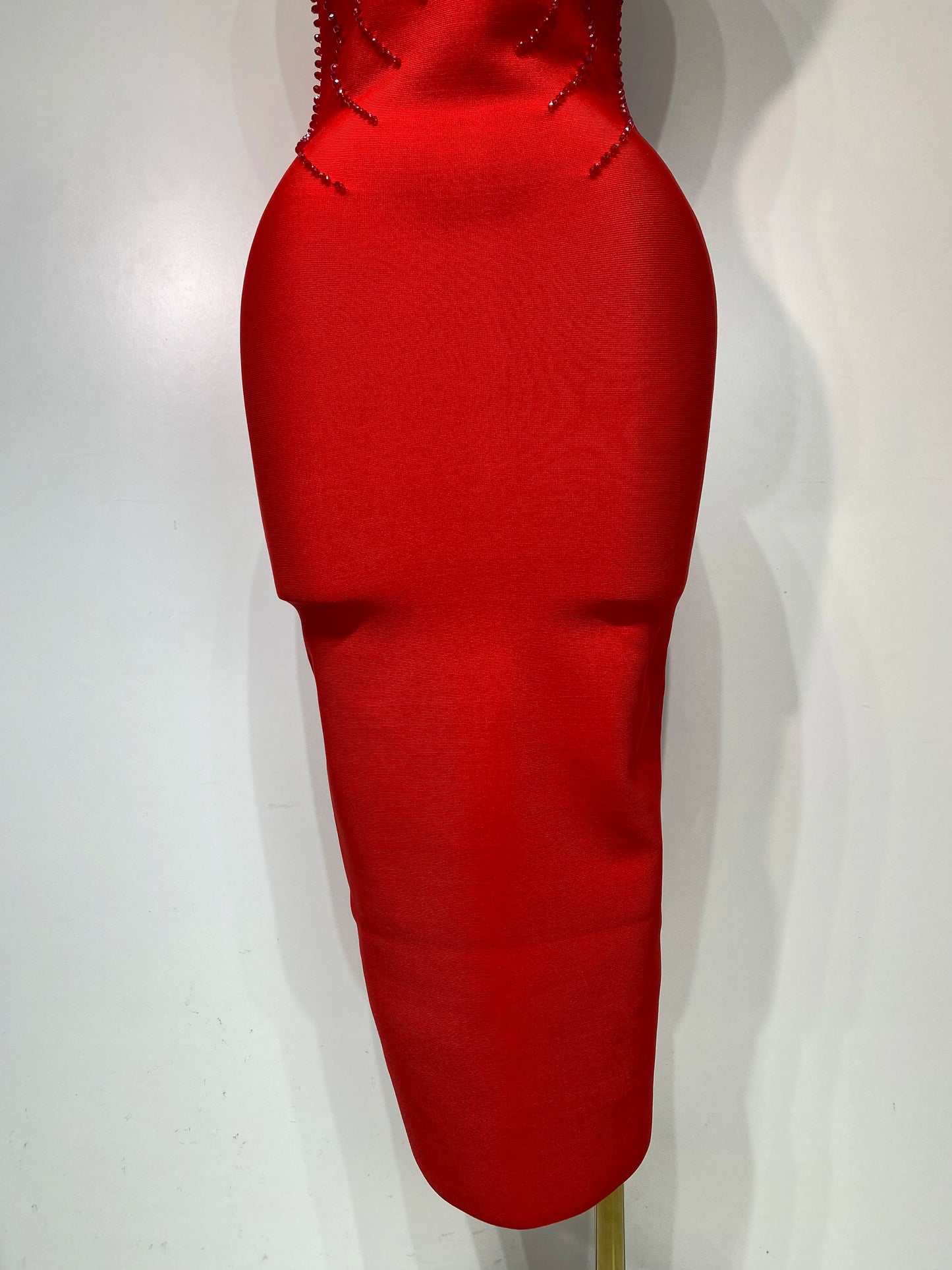 Women Sexy Beading Spaghetti Strap Bodycon Bandage Dress Club Party Luxury Birthday Celebrity Elegant Dresses Wedding Guest Gown