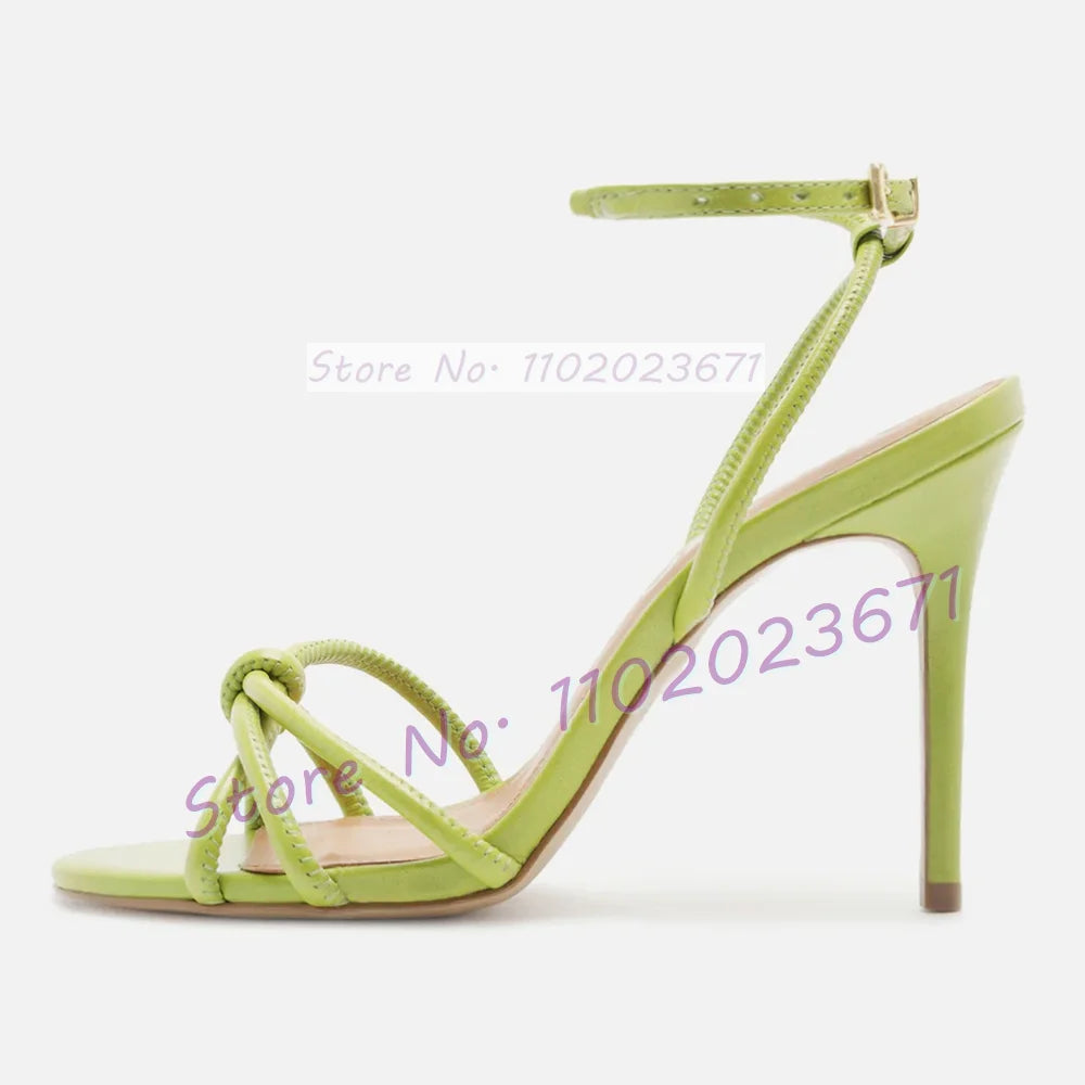 Elegant Open Toe Ankle Strap High Heel Sandals for Women