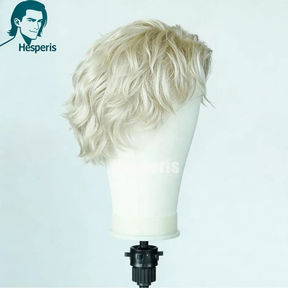 Side Swept Wavy Pixie Cut Full Lace Human Hair Wig for Women