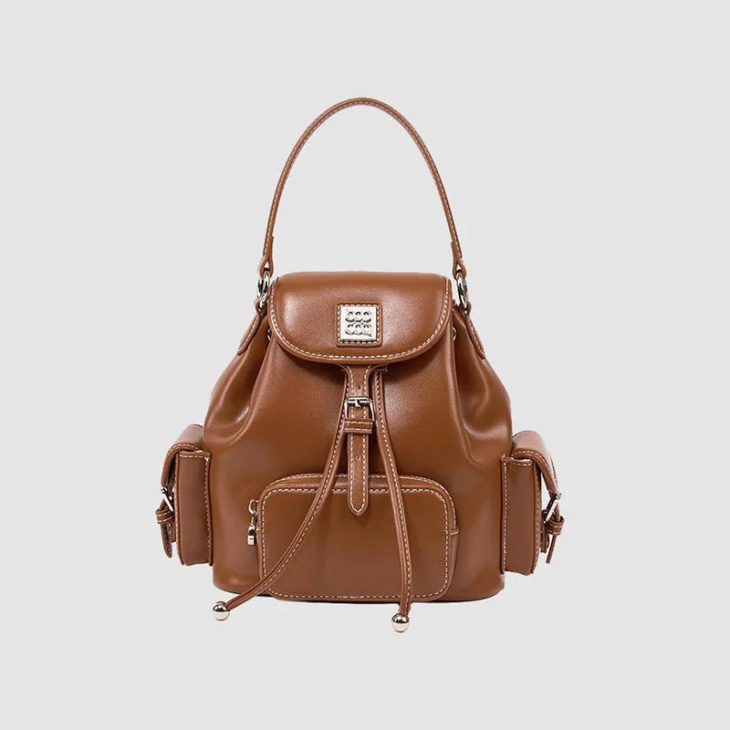 Brand Luxury Genuine Leather Backpack Large Capacity Versatile High-end Backpack Texture Fashion Travel Backpack Messenger Bag