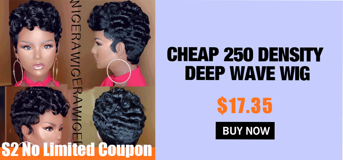 Premium Heat Resistant Synthetic Pixie Cut Wig for Women