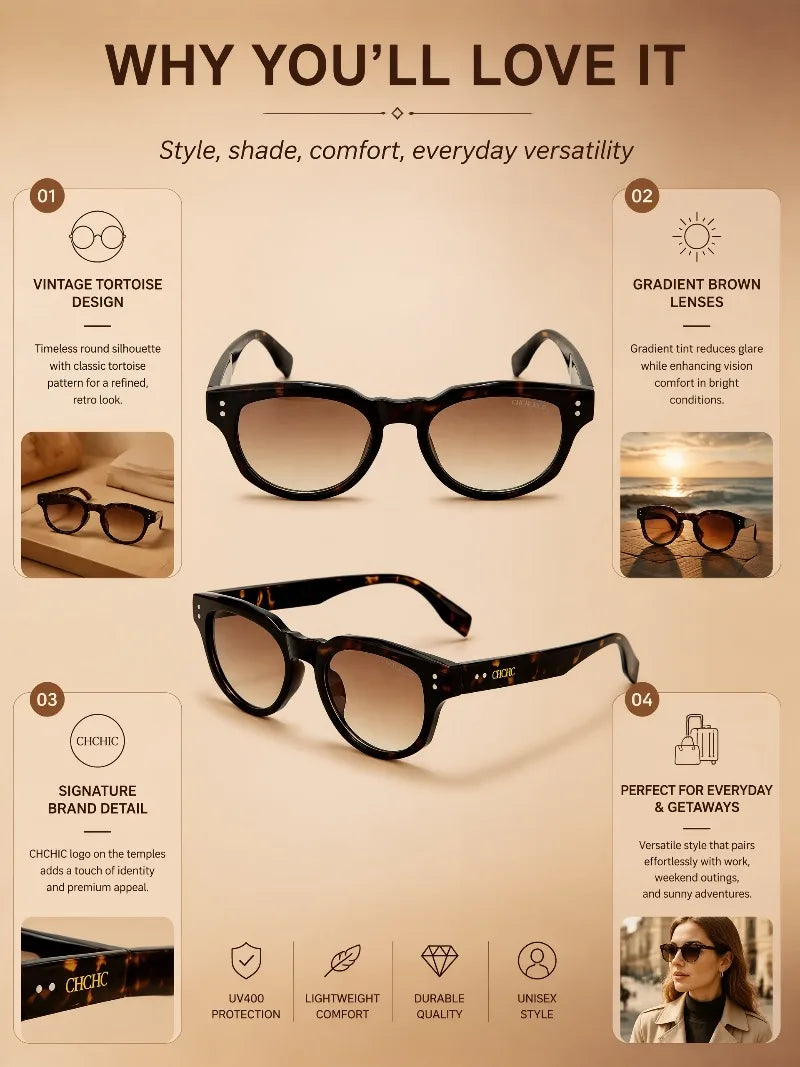 Retro Square Polarized Sunglasses