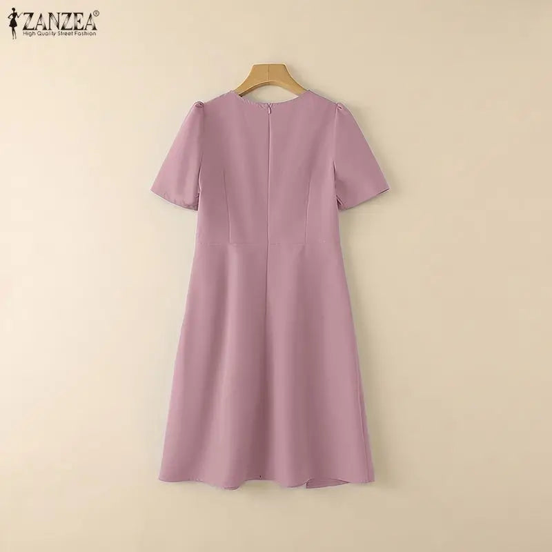 Layered Asymmetric A-Line Dress