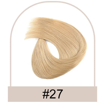 Invisible Straight Human Hair Extensions for Women