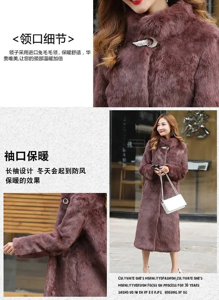 Classic Round Neck Button Front Long Sleeve Coat For Women