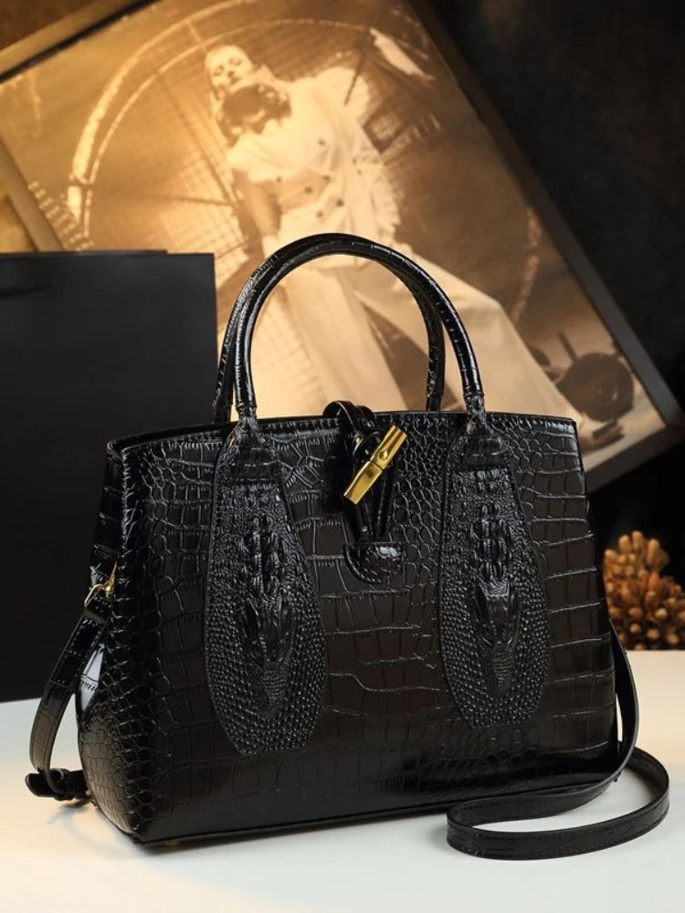 Leather Handbag 2025 New Large Capacity Fashion Shoulder Cross-body Bags for Women Sac À Main Femme