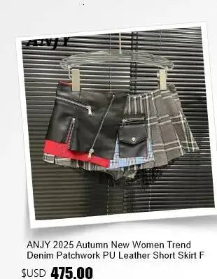 ANJY Summer New Women American Style Vintage Fashion Slim Fit Denim Short Jacket Stand Collar Puff Sleeve Washed Ins Coat A24293
