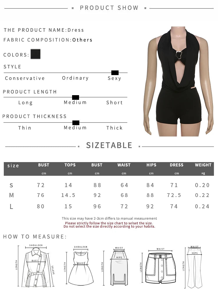 Pleated Backless Slim Romper Playsuit for Women Party Wear