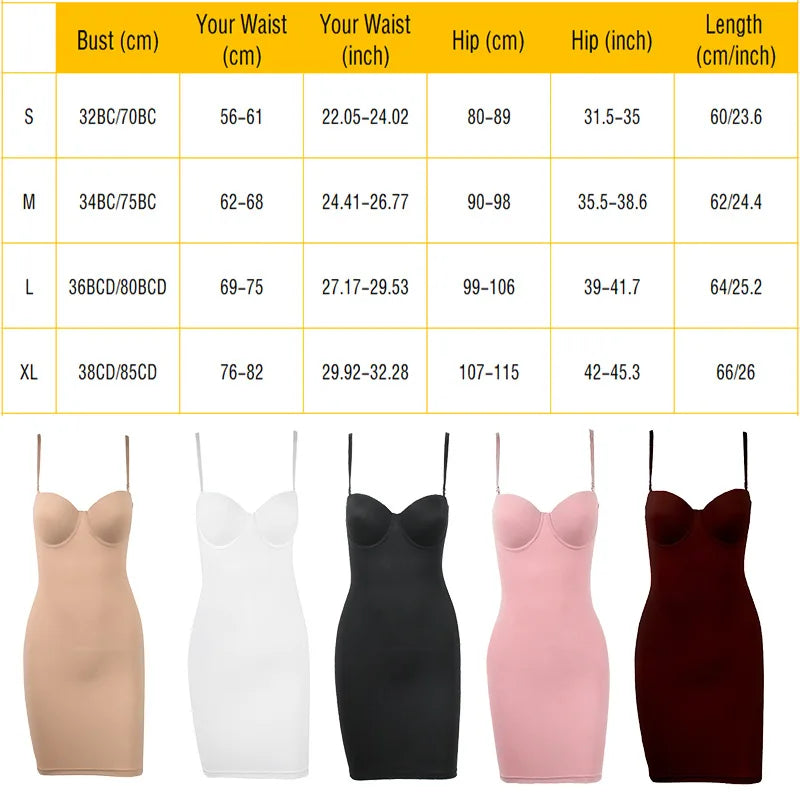 Body-Shaping Ribbed Camisole Midi-Length Dress for Women