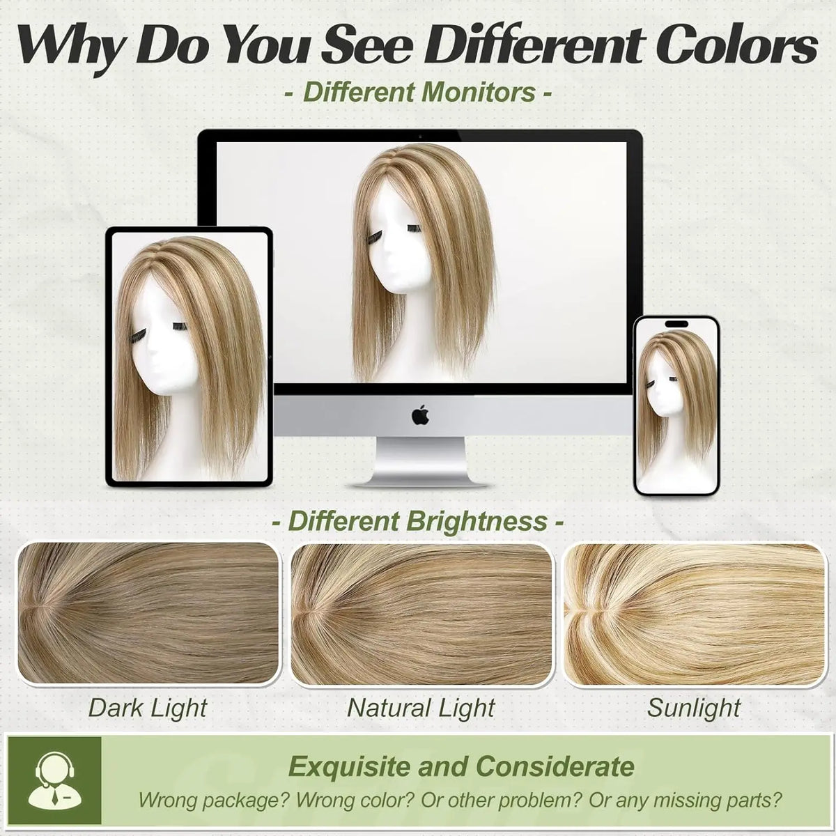 Straight Blonde Highlight Remy Human Hair Topper For Women