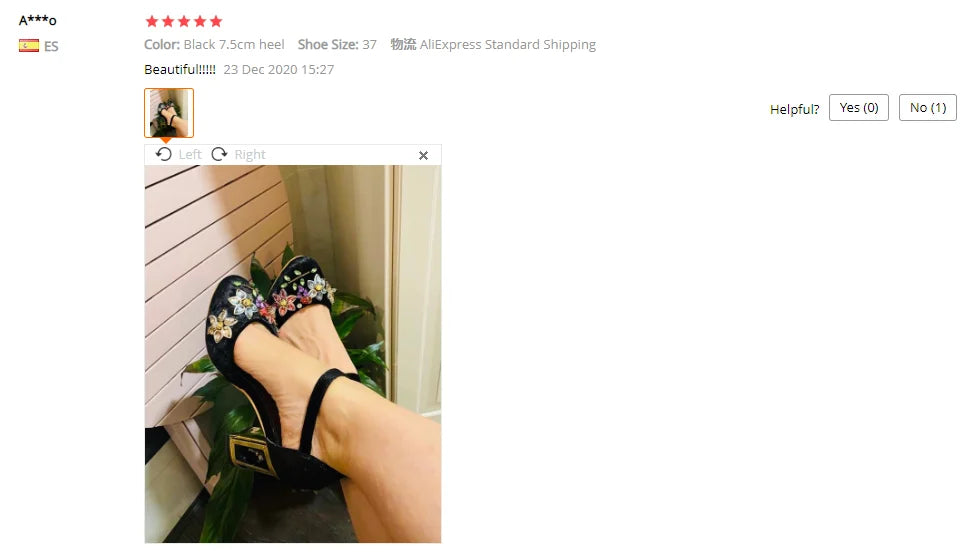 Handmade Rhinestone Embellished Crystal Flower Mary Janes for Women
