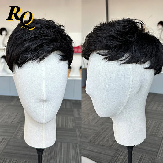 Pre Styled Men Mono Hair Piece