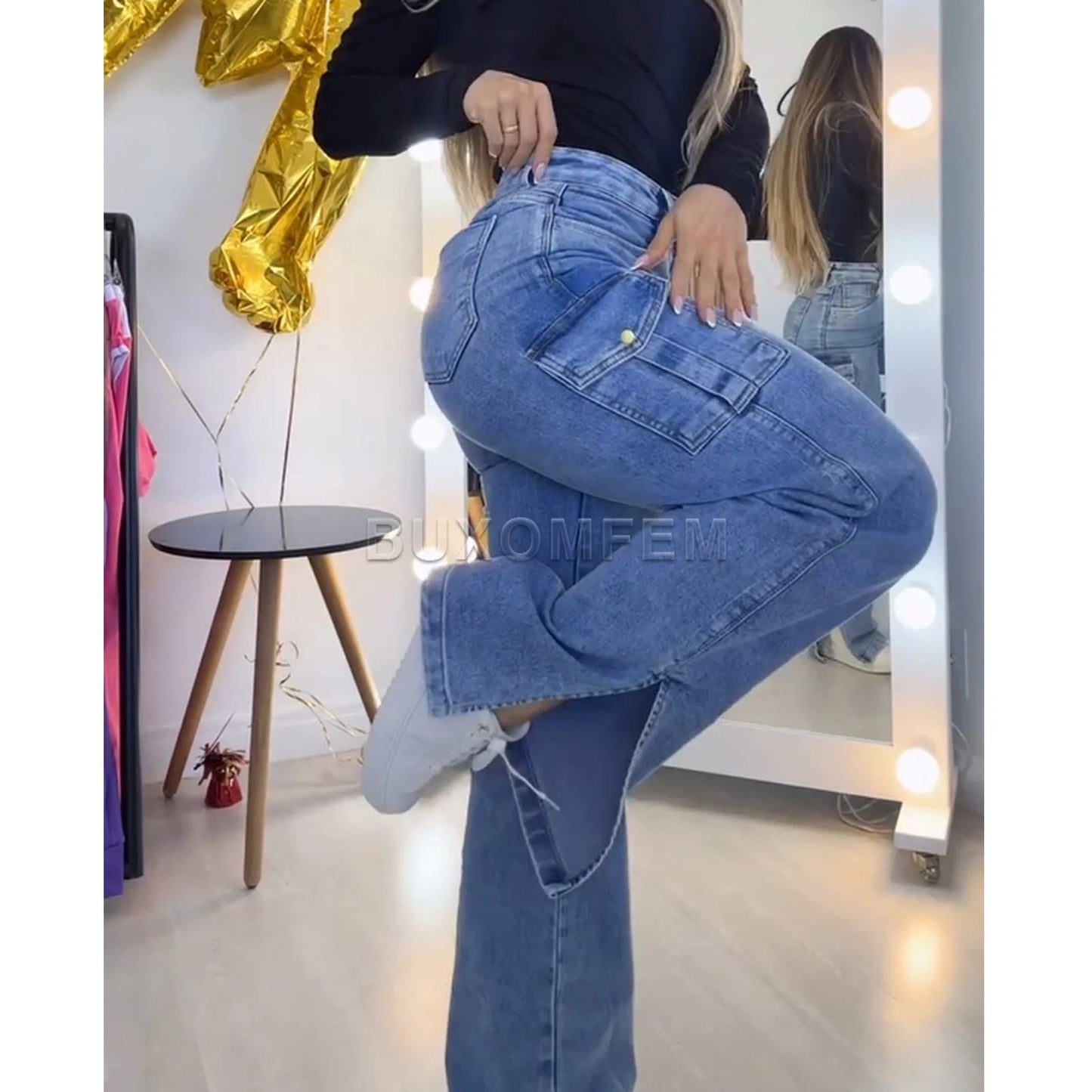 2025 Women's Wide Leg Pants New High Waist Trousers Y2k Streetwear Baggy Pants for Large Sizes New Stylish Bottoms Outwear