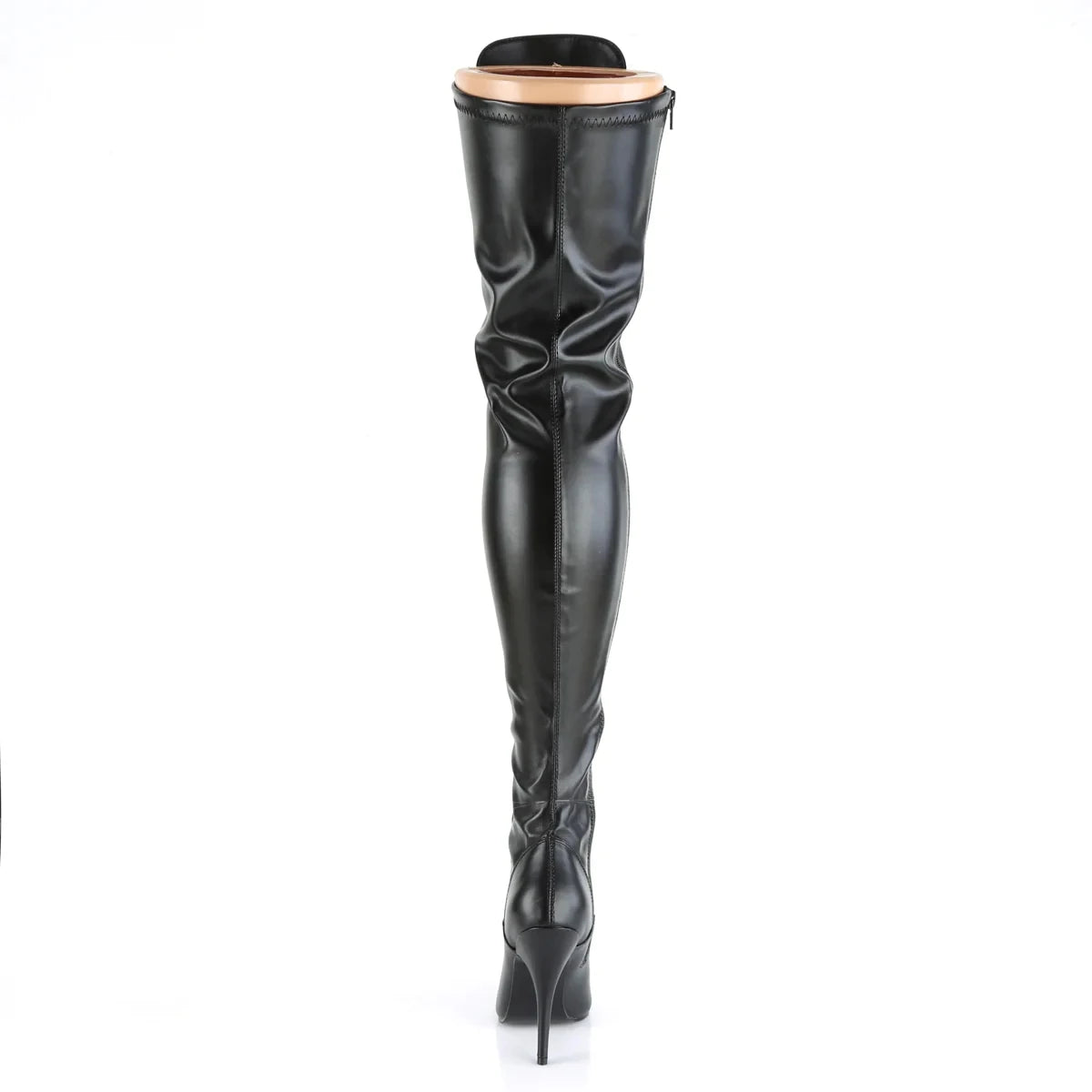 Plus Size Over-The-Knee Leather Stiletto Boots for Women