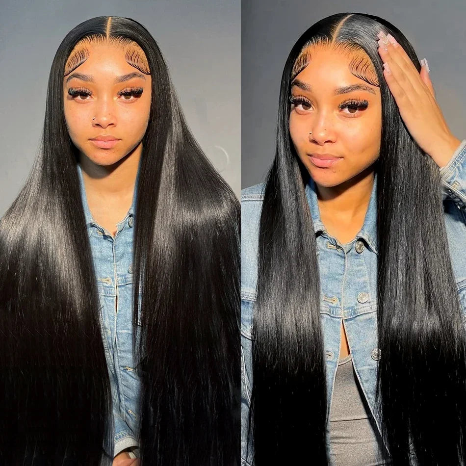 Brazilian Straight Human Hair Lace Front Wig for Women