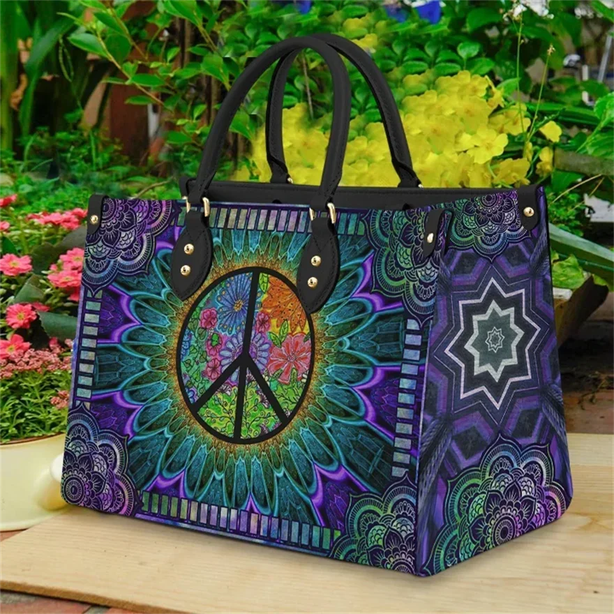 Structured PU Leather Tote Bag
