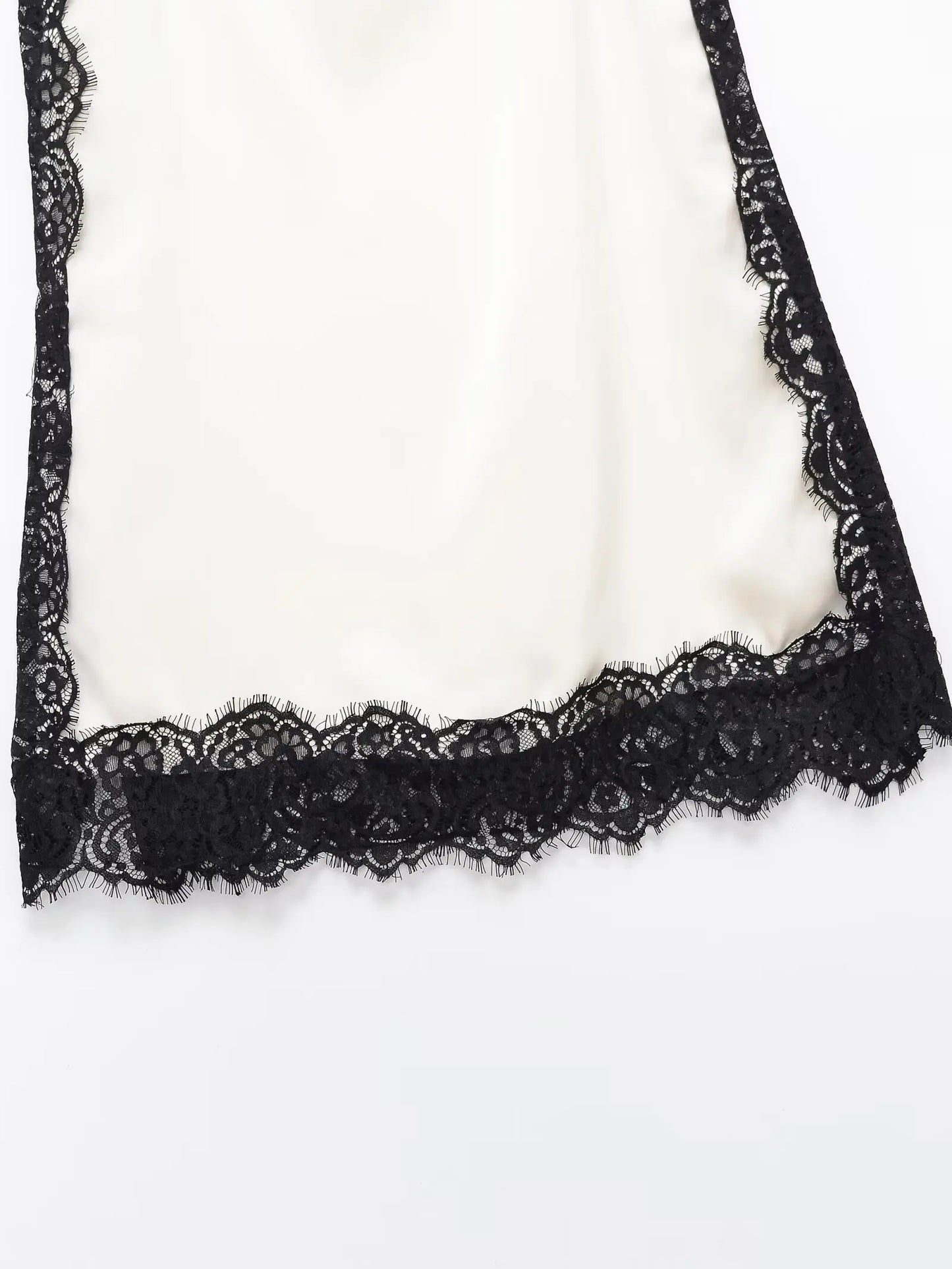 Slim Sling Backless Satin Lace Evening Camisole for Women