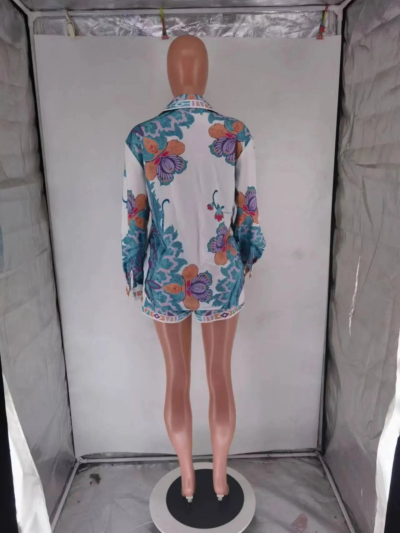 Casual Print Relaxed Fit Summer Two Piece Set for Women