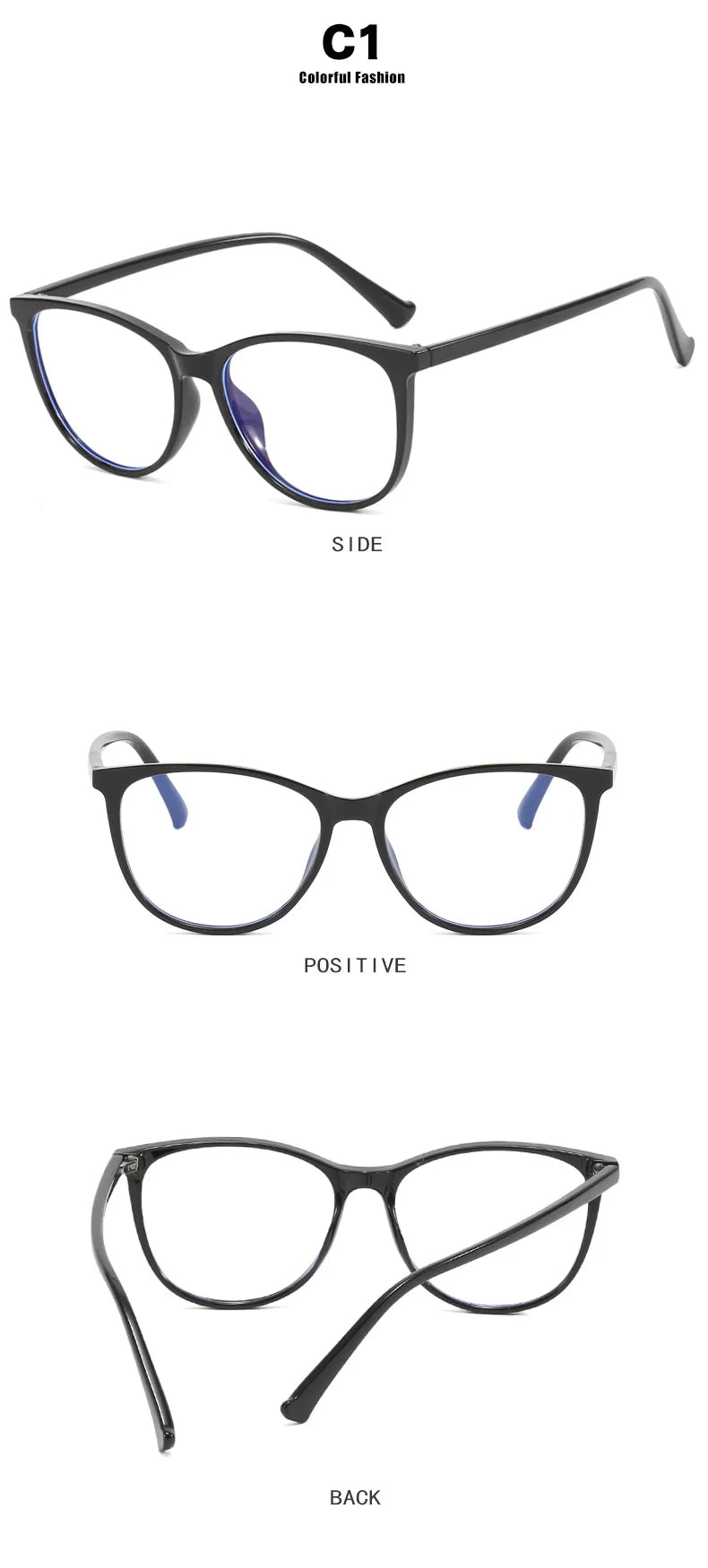 Blue Light Blocking Cat Eye Reading Glasses for Women