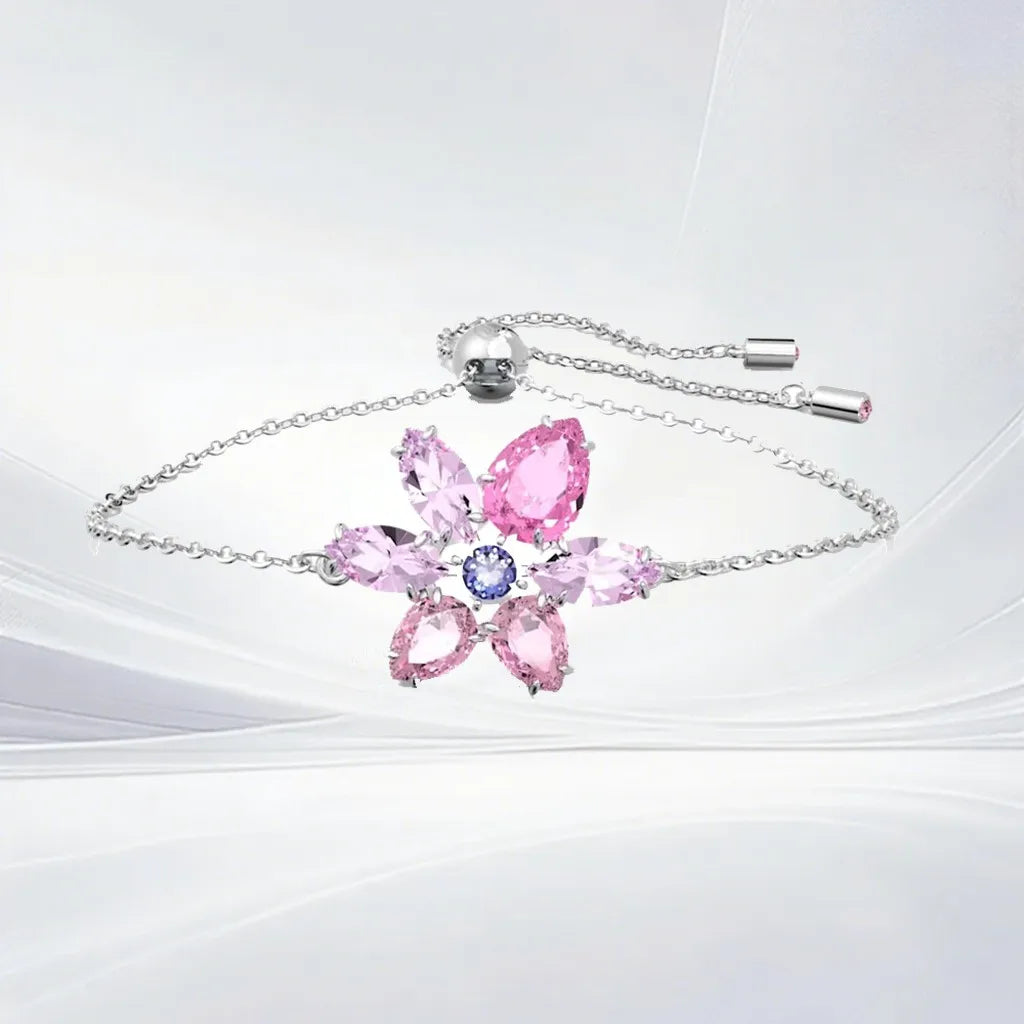 Gold Plated Mixed Cut Crystal Jewelry Set for Women