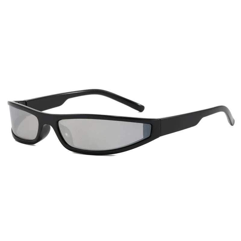 Y2K Wraparound Rectangle Sunglasses