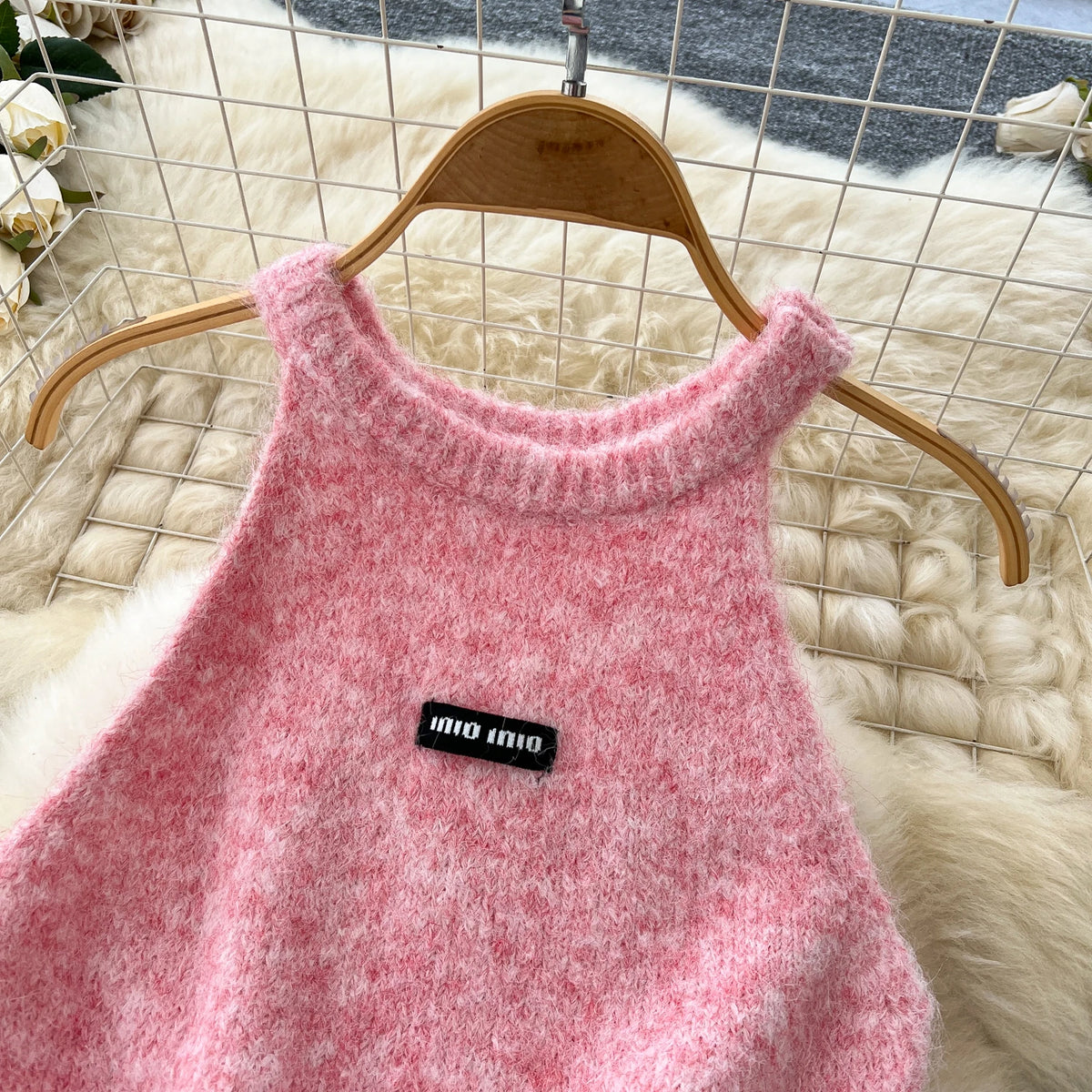 Long Sleeve Cardigan and Knit Tank Top Set for Women