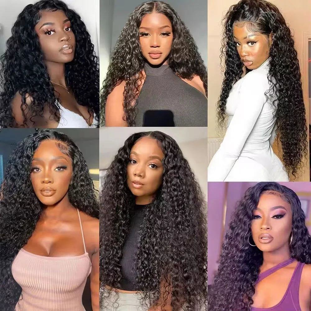 Natural Brazilian Deep Curly Human Hair Bundles for Women