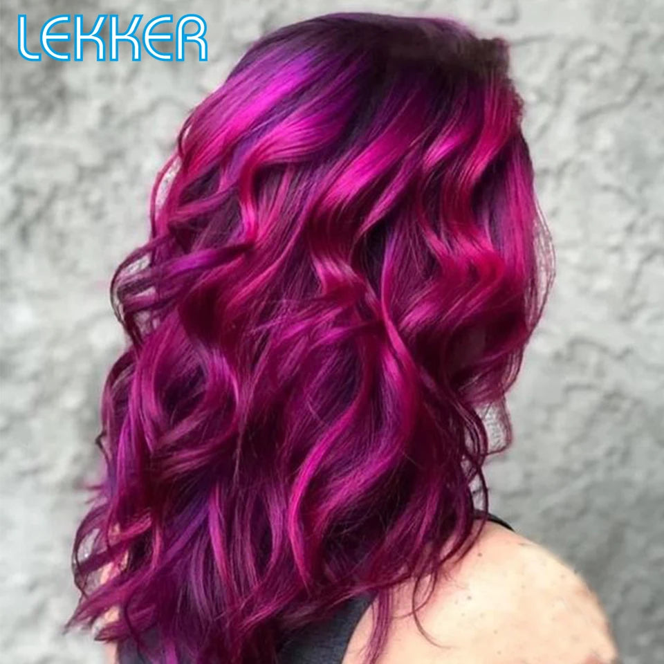 Long Body Wave Human Hair Wig With Bangs for Women