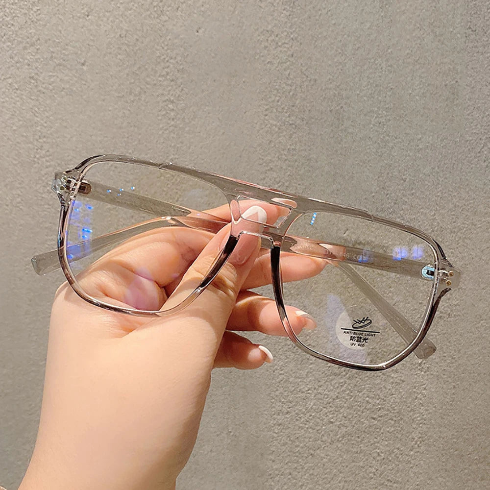 Retro Square Blue Light Blocking Glasses