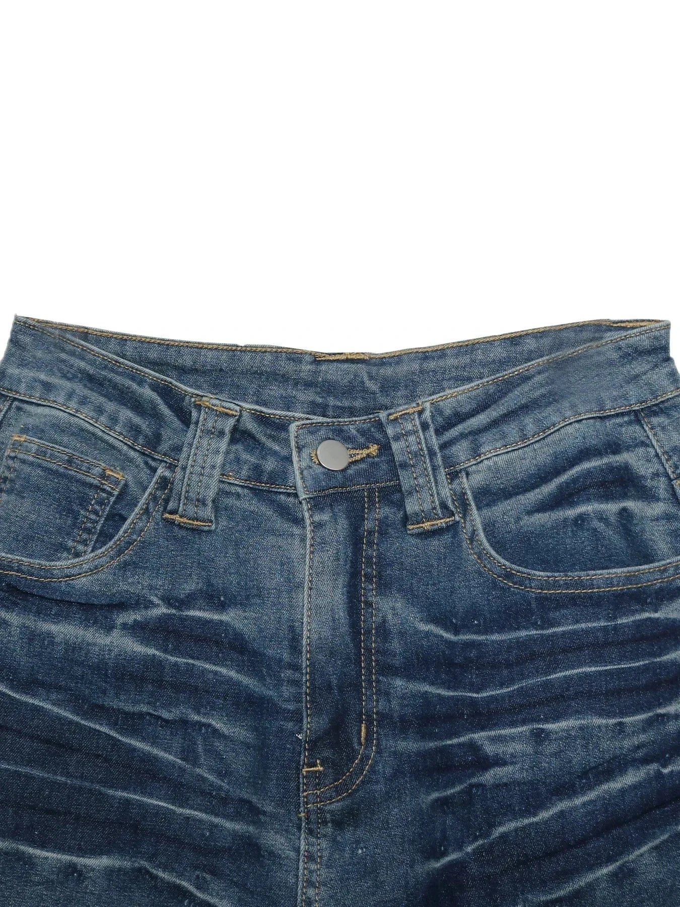 Streetwear Wide Leg Jeans Cargo Pants Sexy Women High Waist Elegant Denim Casual Straight Trousers