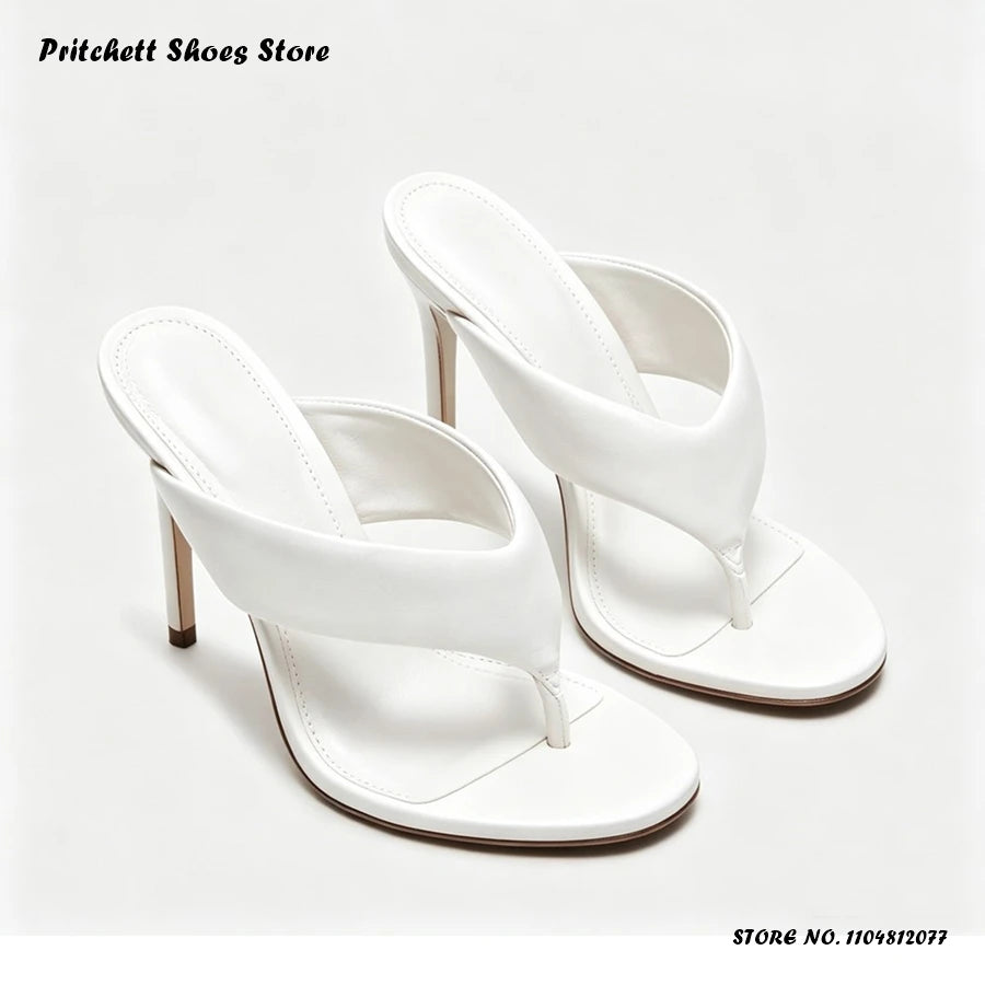 Premium Chic Thin Heel Open Toe Casual Flats For Women