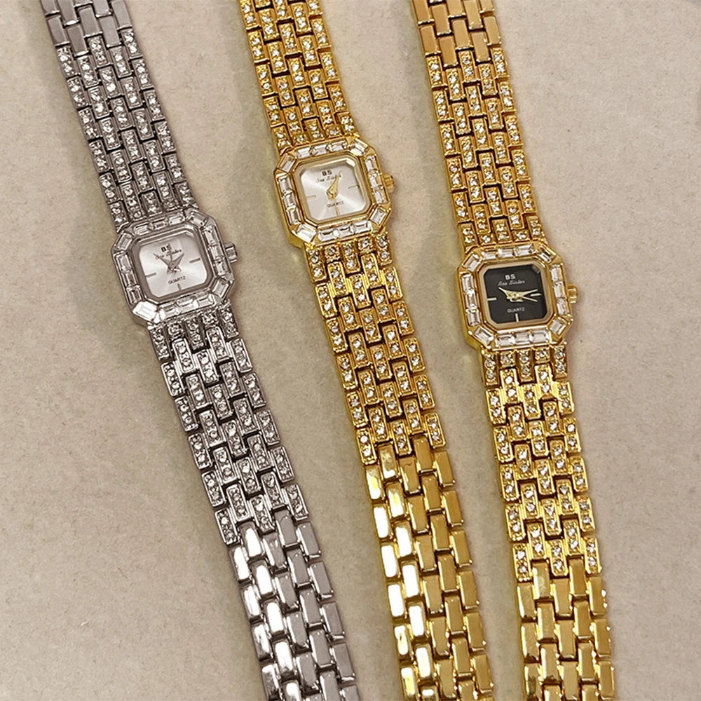 Square Quartz Wristwatch for Women