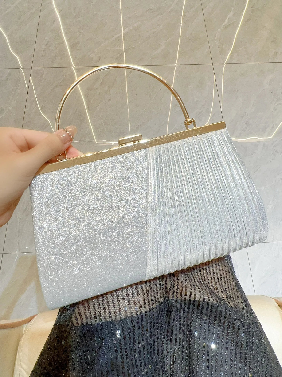New Evening Women's Bag Luxury Brand Shiny Mini Handbag Colorful Diamond Large Capacity Mini Women's Shoulder Bag High Quality