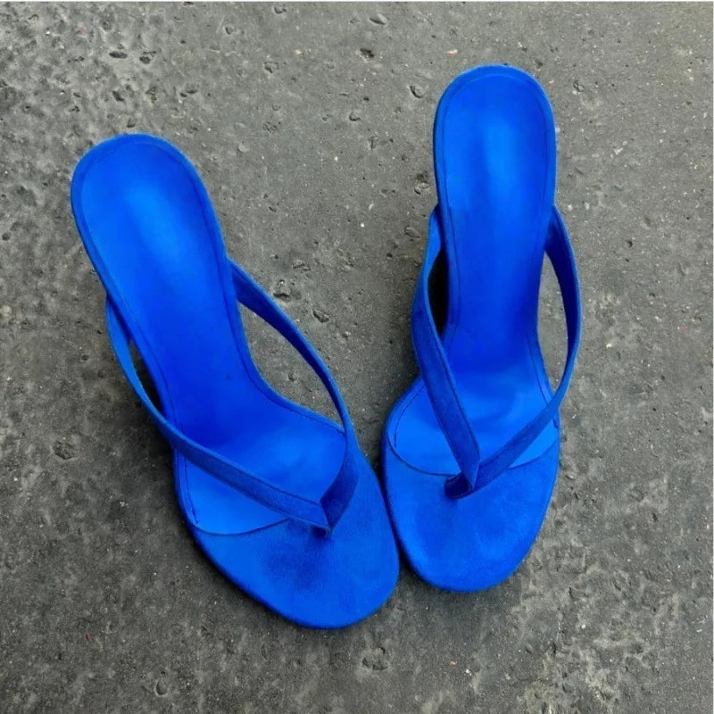 Comfortable Candy Color High Wedge Sandals For Women
